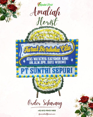 Papan Bunga Duka di Bibida