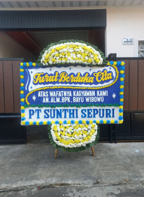 Papan Bunga Duka di Bibida