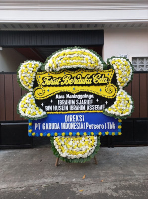 Papan Bunga Duka di Bibida