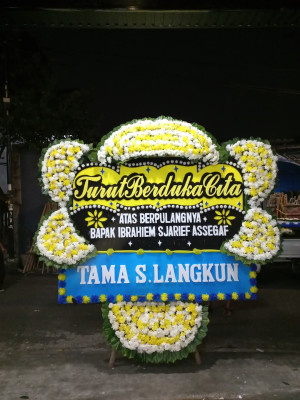 Papan Bunga Duka di Bibida